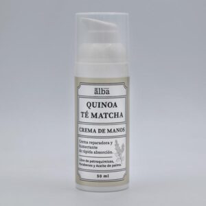 Crema de Manos Reparadora Quinoa y Té Matcha 50 ml